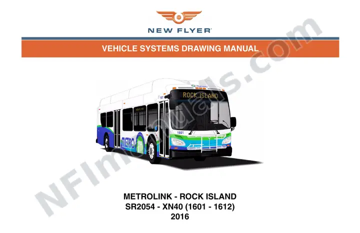 SR2054 Vehicle Systems Drawings, Metrolink - Rock Island first-page preview