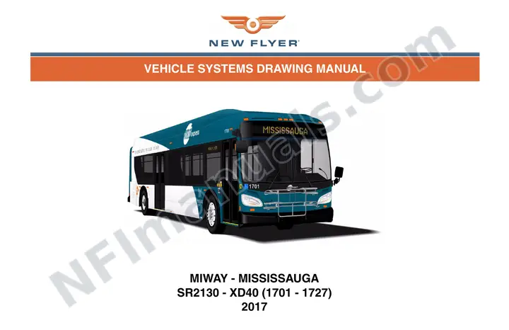 SR2130 Vehicle Systems Drawings, MiWay - Mississauga first-page preview