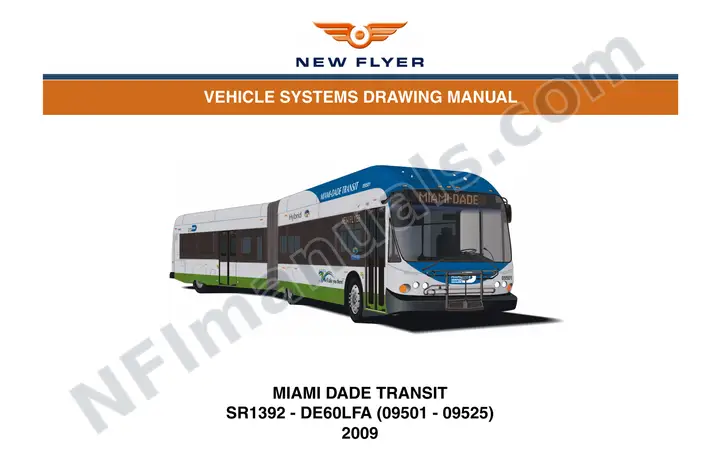 SR1392 Vehicle Systems Drawings, Miami Dade Transit first-page preview