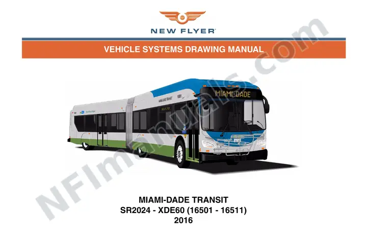 SR2024 Vehicle Systems Drawings, Miami-Dade Transit first-page preview