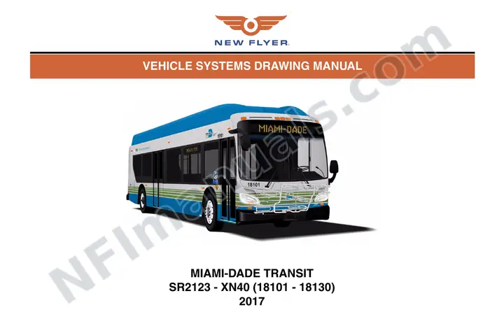 SR2123 Vehicle Systems Drawings, Miami-Dade Transit first-page preview