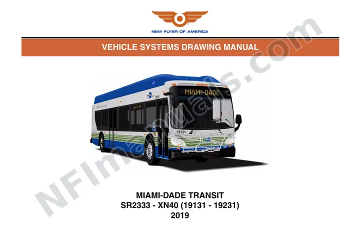 SR2333 Vehicle Systems Drawings, Miami-Dade Transit first-page preview