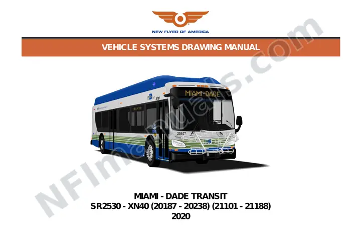 SR2530 Vehicle Systems Drawings, Miami-Dade Transit first-page preview
