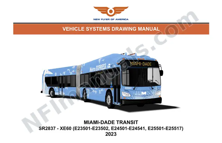 SR2837 Vehicle Systems Drawings, Miami-Dade Transit first-page preview