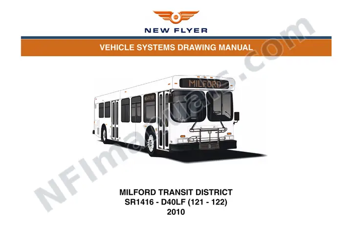 SR1416, Vehicle Systems Drawings, Milford Transit District first-page preview