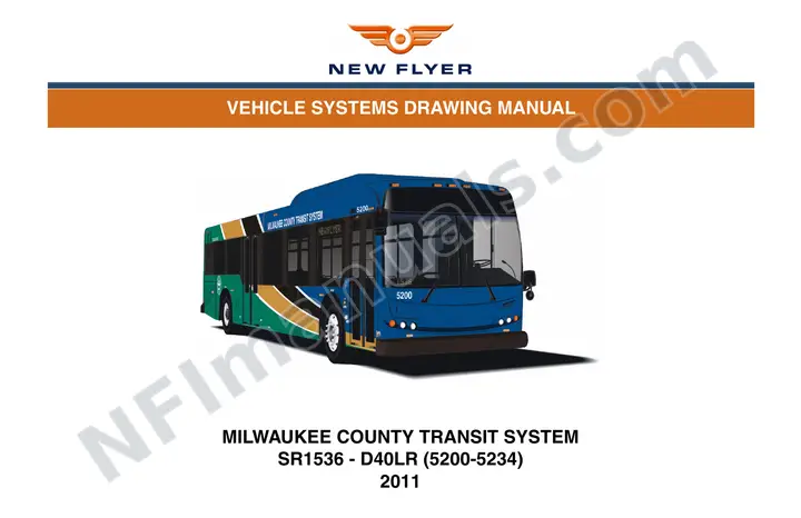 SR1536 Vehicle Systems Drawings, Milwaukee County Transit System first-page preview