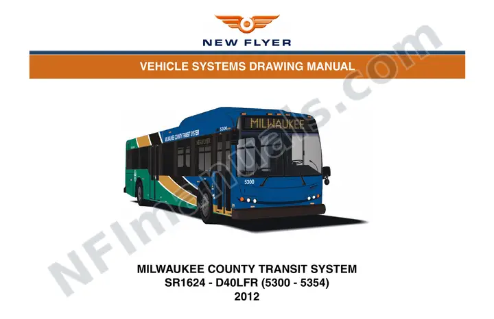 SR1624 Vehicle Systems Drawings, Milwaukee County Transit System first-page preview
