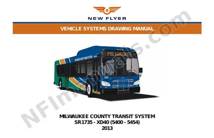 SR1735 Vehicle Systems Drawings, Milwaukee County Transit System first-page preview