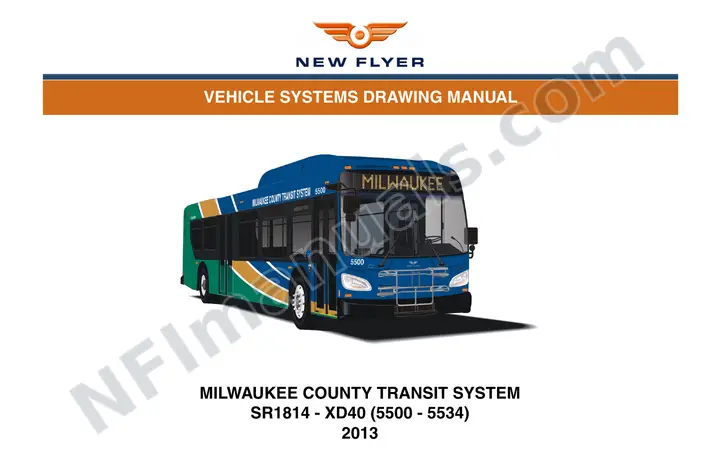 SR1814 Vehicle Systems Drawings, Milwaukee County Transit System first-page preview