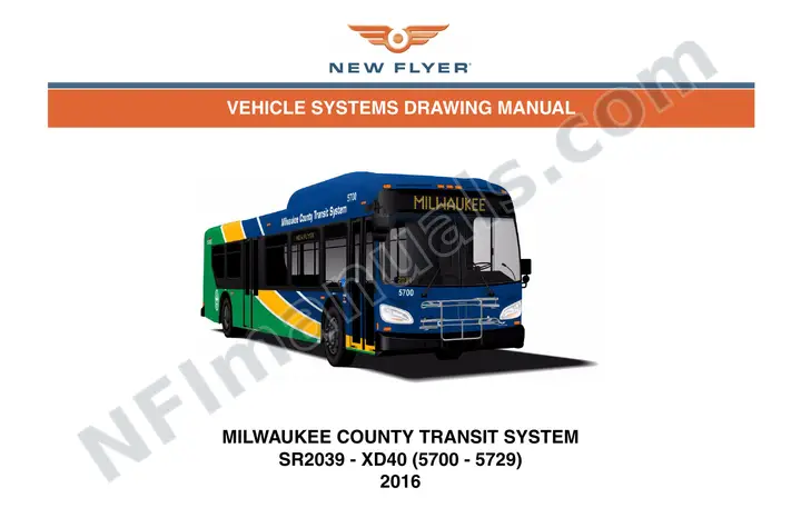 SR2039 Vehicle Systems Drawings, Milwaukee County Transit System first-page preview