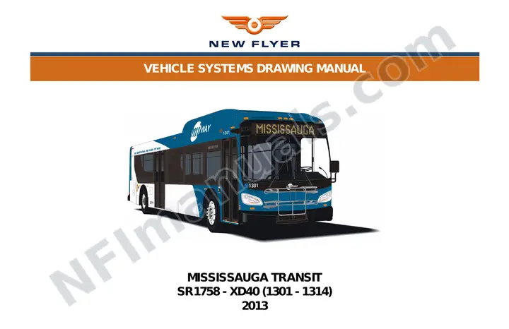 SR1758 Vehicle Systems Drawings, Mississauga Transit first-page preview