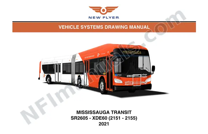 SR2605 Vehicle Systems Drawings, Mississauga Transit first-page preview