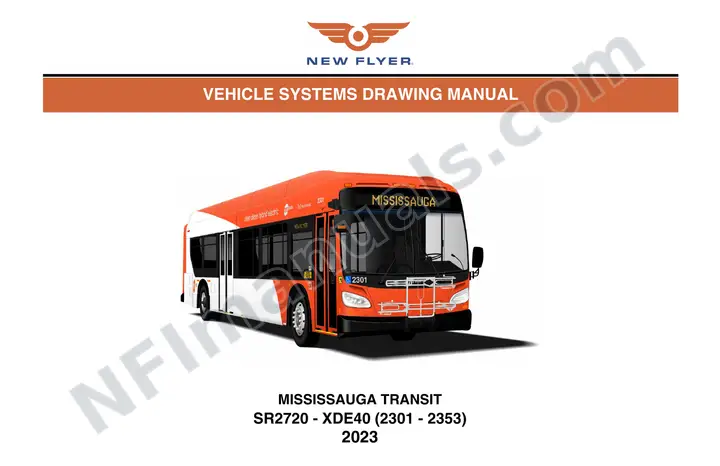 SR2720 Vehicle Systems Drawings, Mississauga Transit first-page preview