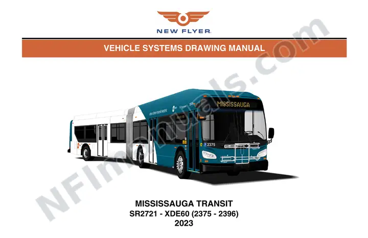 SR2721 Vehicle Systems Drawings, Mississauga Transit first-page preview