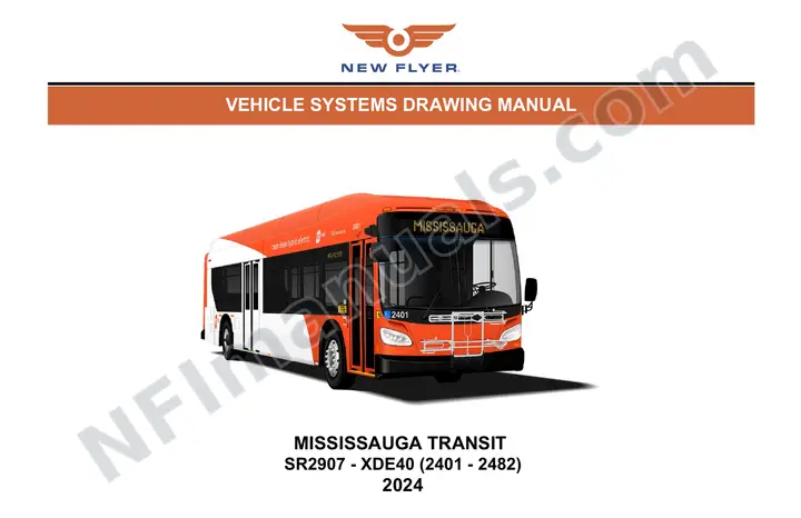 SR2907 Vehicle Systems Drawings, Mississauga Transit first-page preview