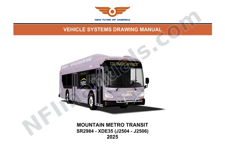 SR2984 Vehicle Systems Drawings, Mountain Metro Transit first-page preview