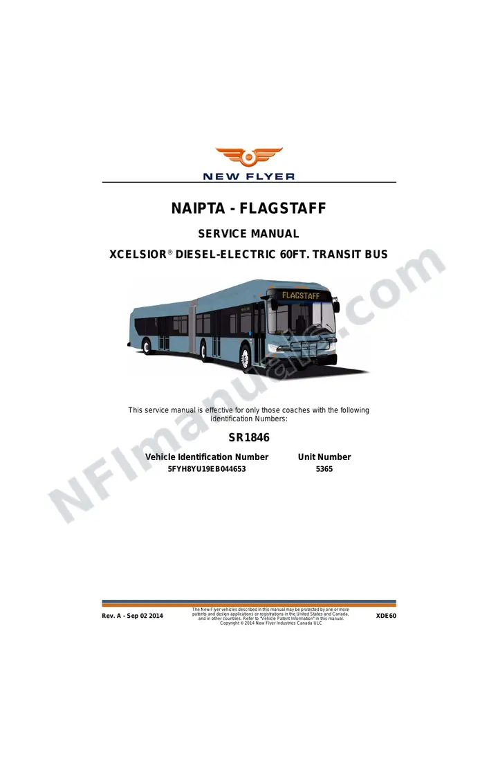 SR1846 Service Manual, NAIPTA - Flagstaff first-page preview