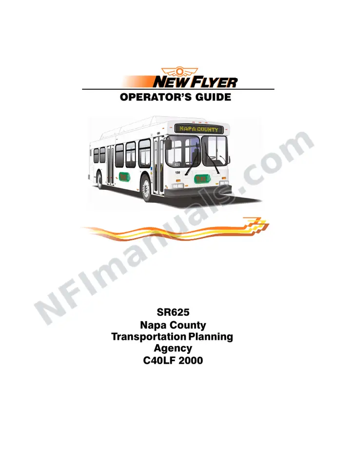 New Flyer C40LF Manual Package - NCPTA - Napa included manual preview