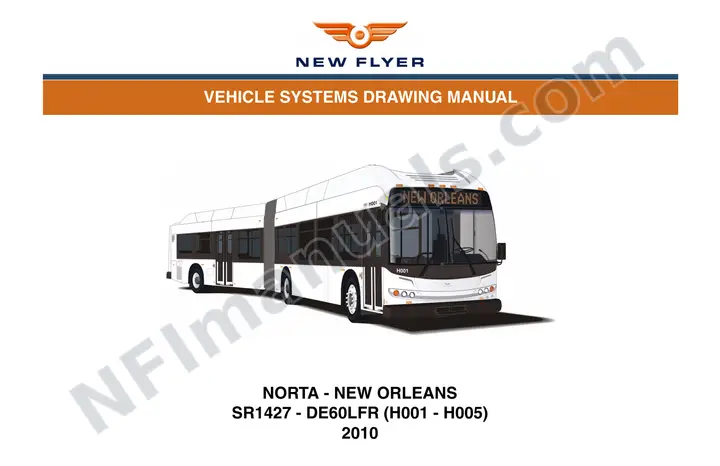 SR1427 Vehicle Systems Drawings, NORTA - NEW ORLEANS first-page preview