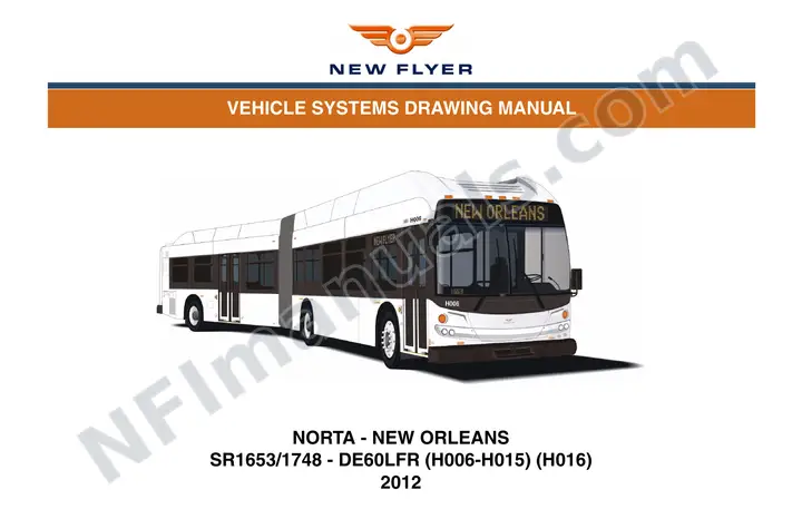 SR1653 Vehicle Systems Drawings, NORTA - New Orleans first-page preview
