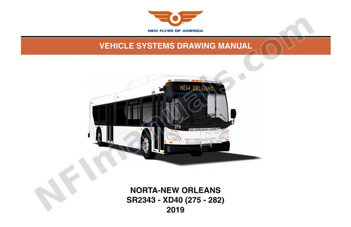 SR2343 Vehicle Systems Drawings, NORTA - New Orleans first-page preview