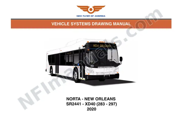 SR2441 Vehicle Systems Drawings, NORTA - New Orleans first-page preview
