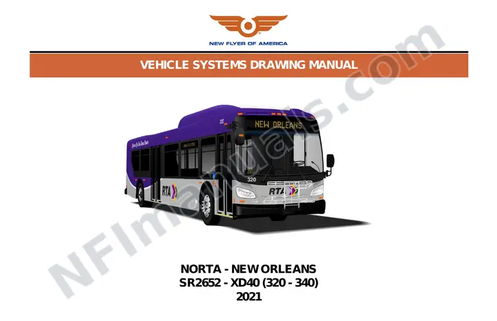 SR2652 Vehicle Systems Drawings, Norta - New Orleans first-page preview