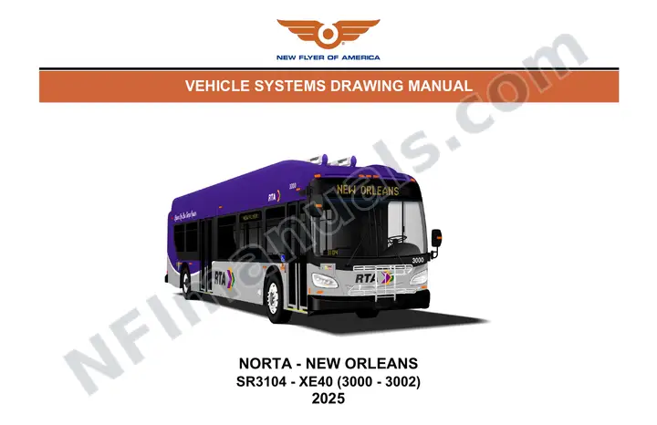 SR3104 Vehicle Systems Drawings, NORTA - New Orleans first-page preview