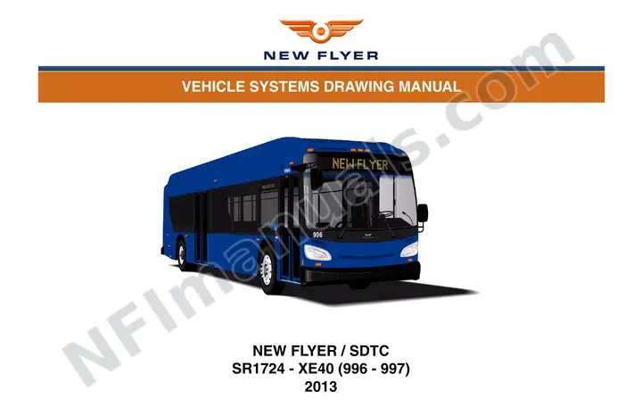 SR1724 Vehicle Systems Drawings, New Flyer - SDTC first-page preview