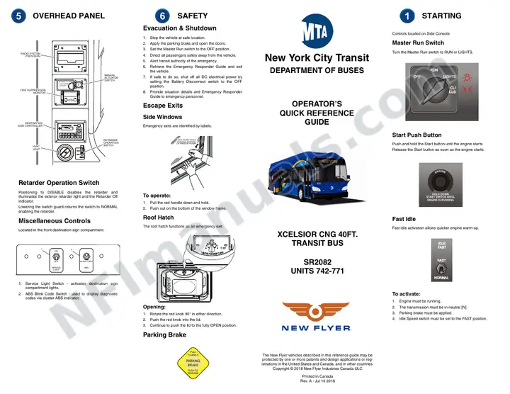 2082 Operators Quick Ref Guide Rev_A.fm first-page preview