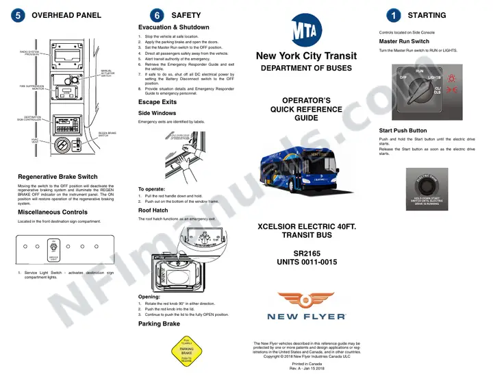 New York Operator's Reference Guide_SR2165_Rev. A.fm first-page preview