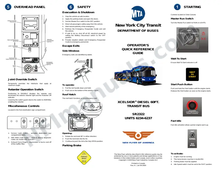 2322 Operators Quick Ref Guide Rev_A.fm first-page preview