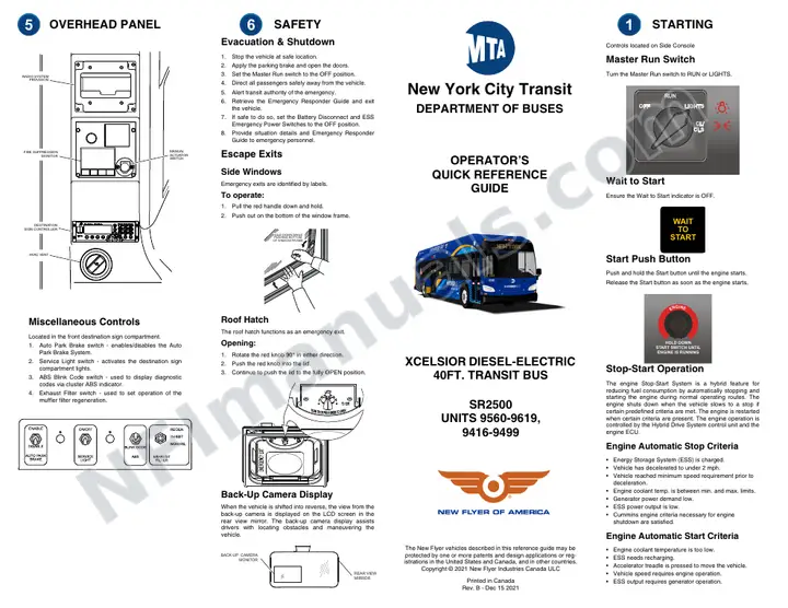2500 Operators Quick Ref Guide Rev_B first-page preview