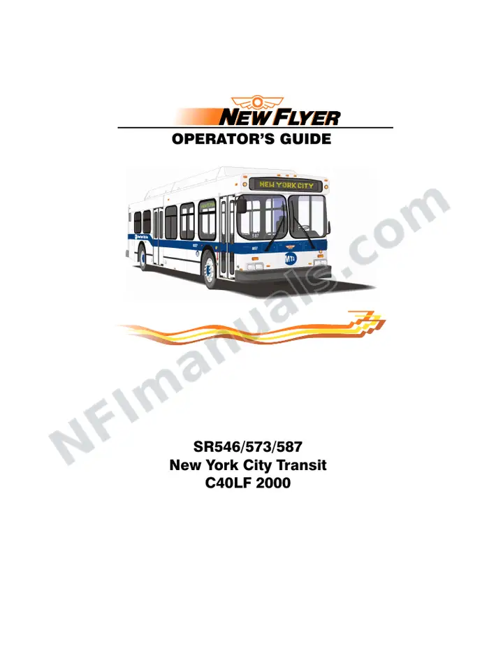 SR546/573/587 Operator's Guide, New York City Transit first-page preview