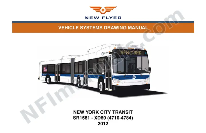 SR1581 Vehicle Systems Drawings, New York City Transit first-page preview