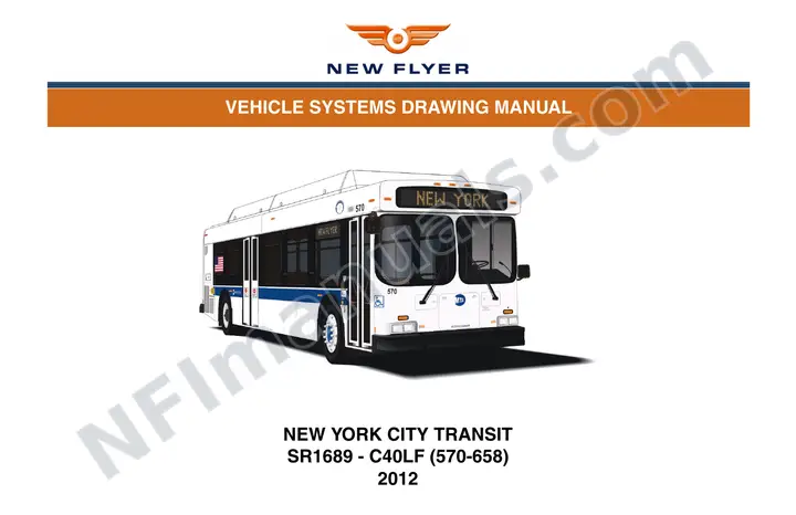 SR1689 Vehicle Systems Drawings, New York City Transit first-page preview