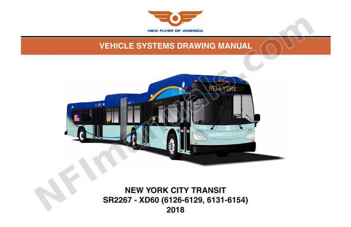 SR2267 Vehicle Systems Drawings, New York City Transit first-page preview