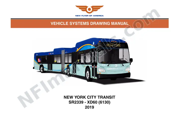 SR2339 Vehicle Systems Drawings, New York City first-page preview