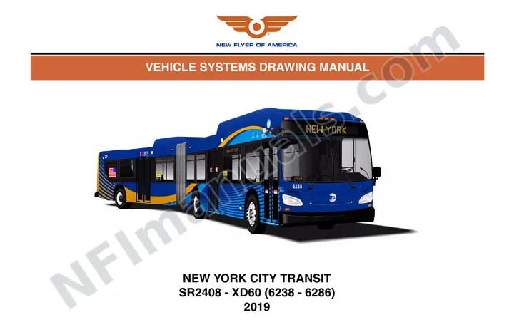 SR2408 Vehicle Systems Drawings, New York City Transit first-page preview