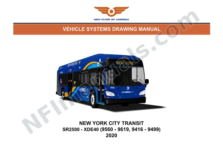 SR2500 Vehicle Systems Drawings, New York City Transit first-page preview