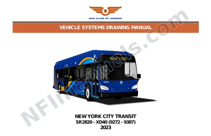 SR2820 Vehicle Systems Drawings, New York City Transit first-page preview