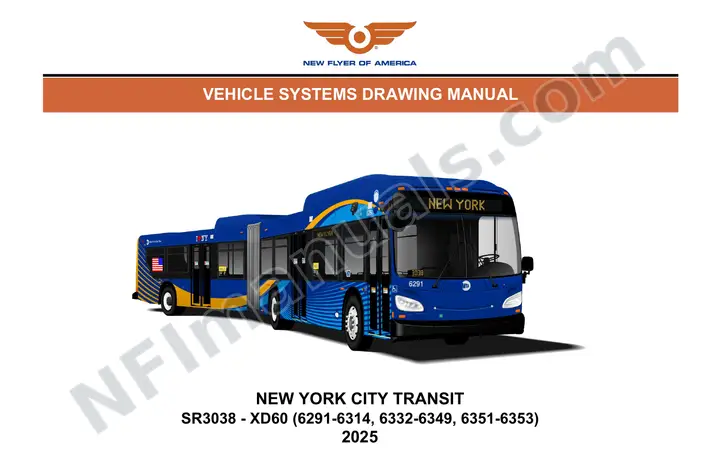SR3038 Vehicle Systems Drawings, New York City Transit first-page preview