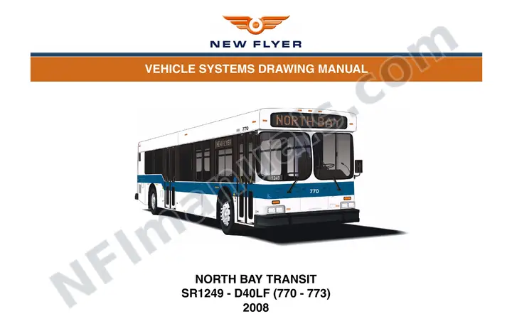 SR1249 Vehicle Systems Drawings, North Bay Transit first-page preview