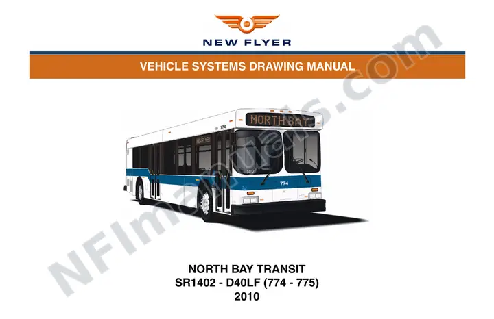 SR1402 Vehicle Systems Drawings, North Bay Transit first-page preview