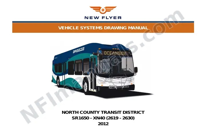 SR1650 Vehicle Systems Drawings, North County Transit District first-page preview