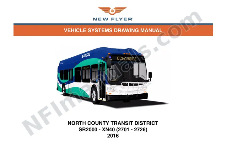 SR2000 Vehicle Systems Drawings, North County Transit District first-page preview