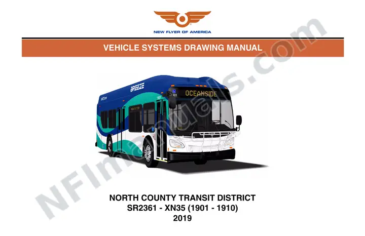 SR2361 Vehicle Systems Drawings, North County Transit District first-page preview