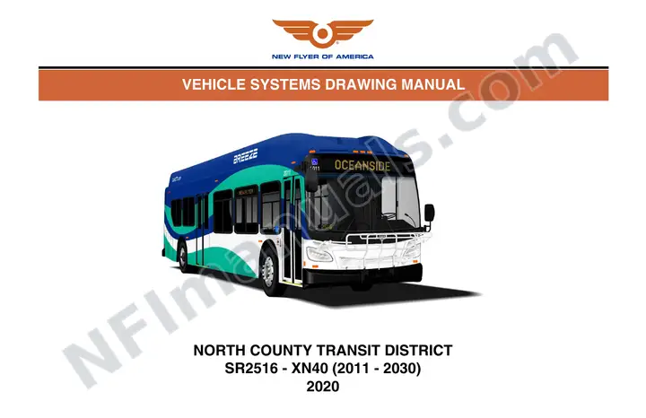 SR2516 Vehicle Systems Drawings, North County Transit District first-page preview