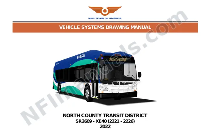 SR2609 Vehicle Systems Drawings, North County Transit District first-page preview