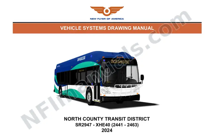 SR2947 Vehicle Systems Drawings, North County Transit District first-page preview